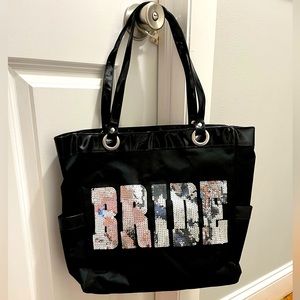 Like New Bride Tote Bag with Sequins